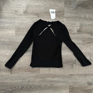 Zara Cut Out Open Back Top *NWT*